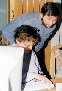 Zeitungsfoto vom Kursleiter